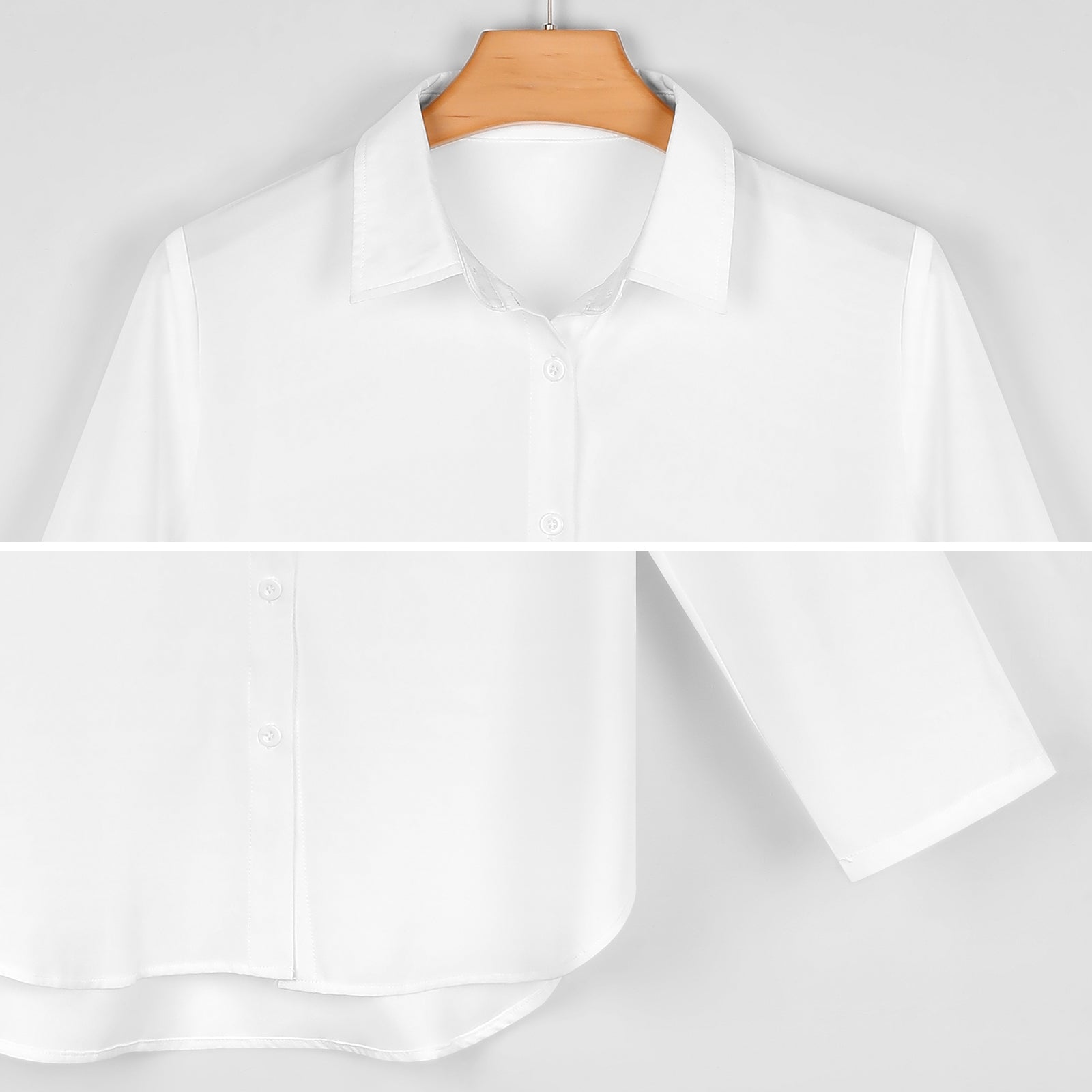 Garden Party Pup Women's Long Sleeve Button-Up Blouse