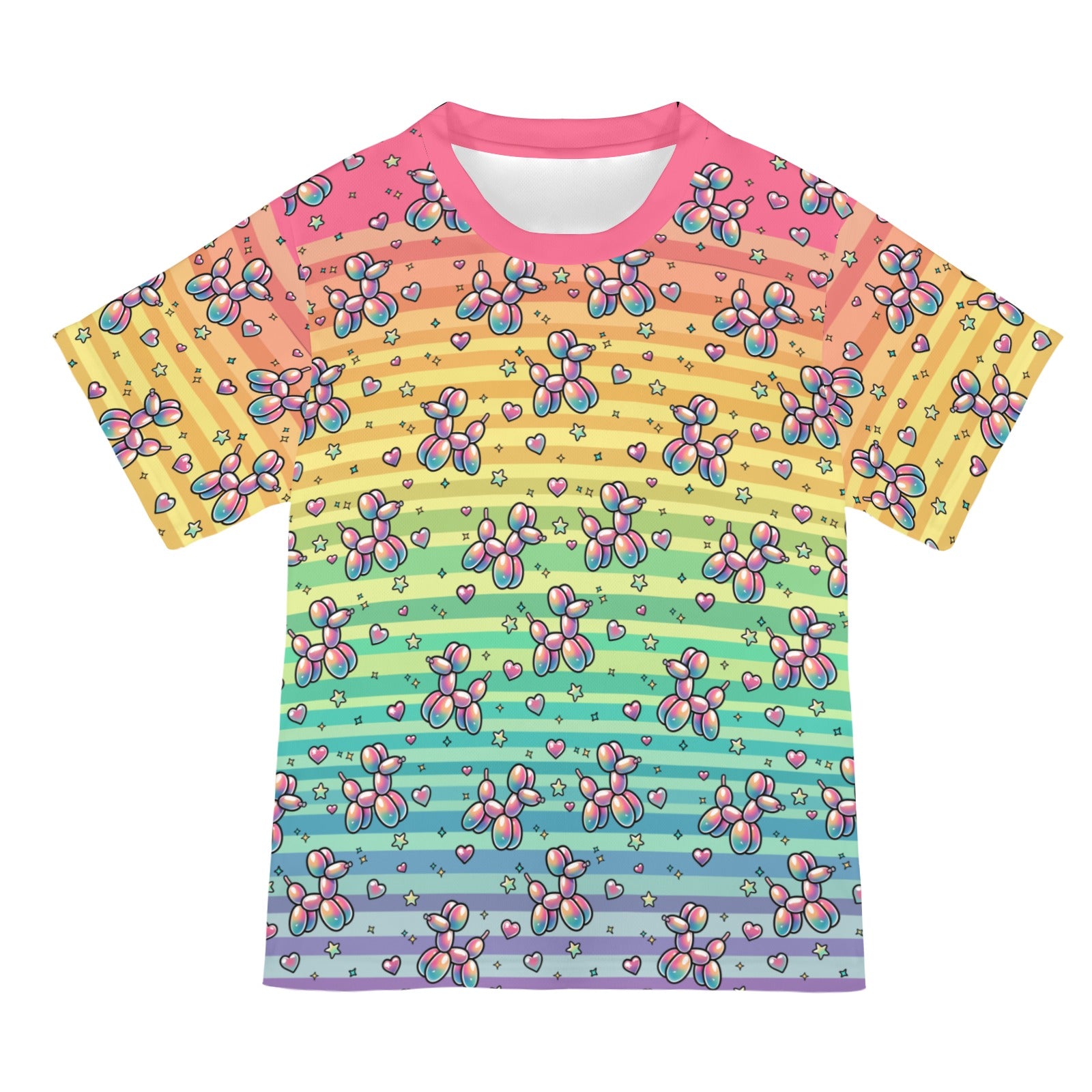Retro Rainbow Women's Athletic Shirt