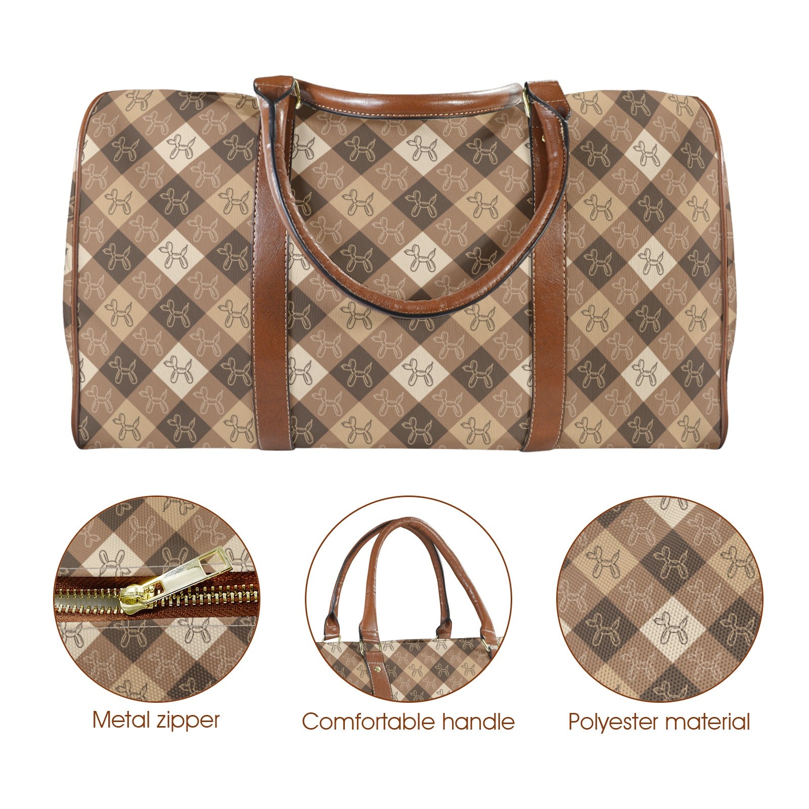 Argyle Afterparty Large Travel Bag