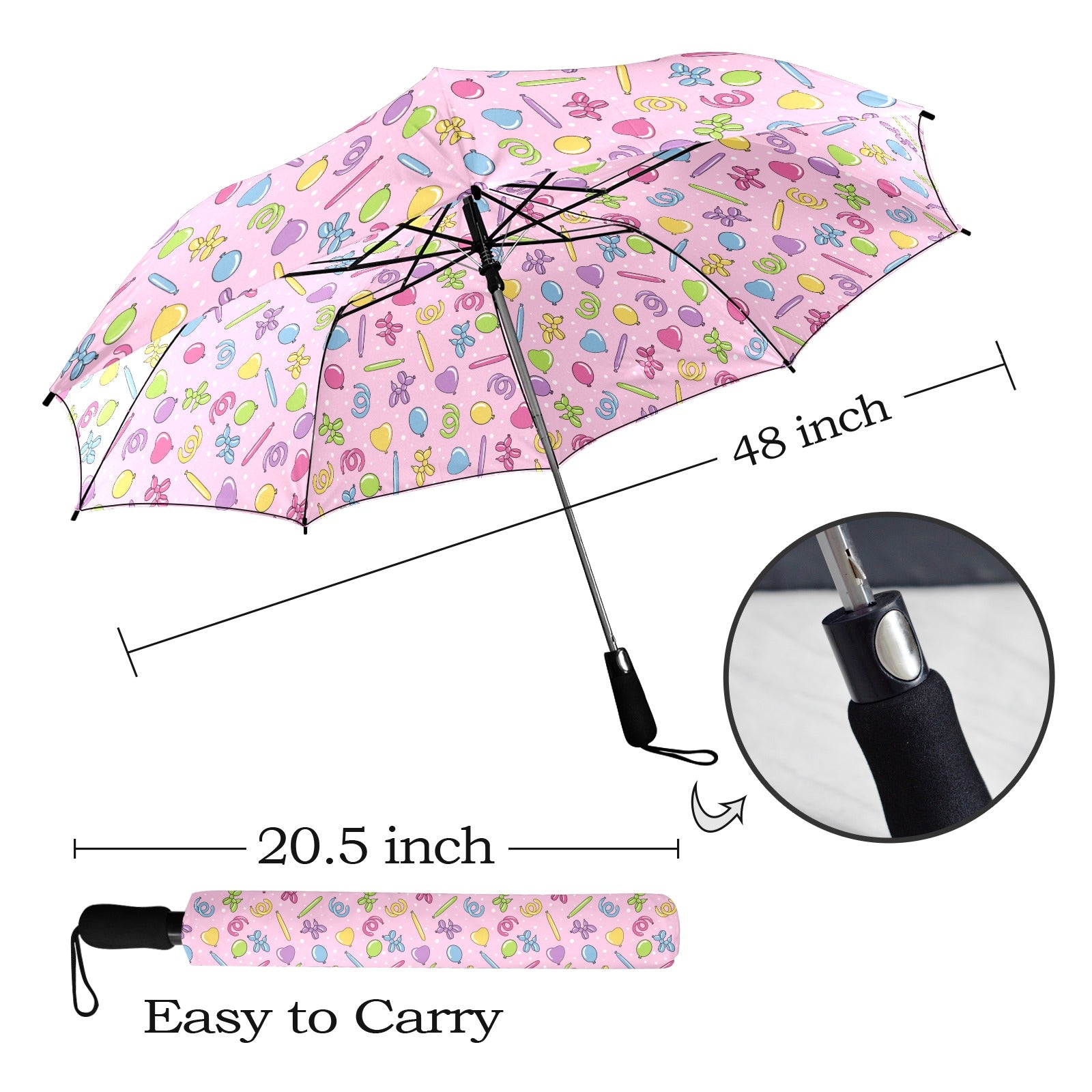 Twisterhood Semi-Automatic Foldable Umbrella