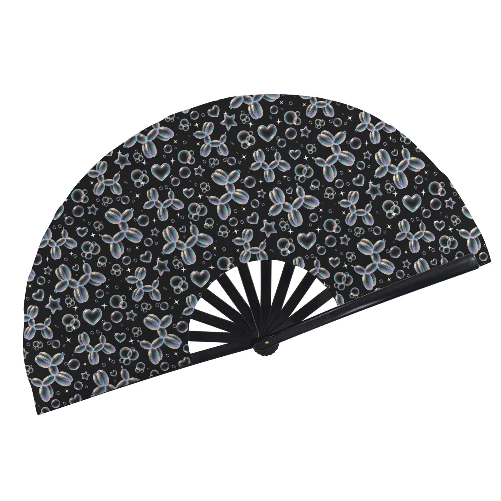 Bubble Balloon Dogs Folding Clack Fan