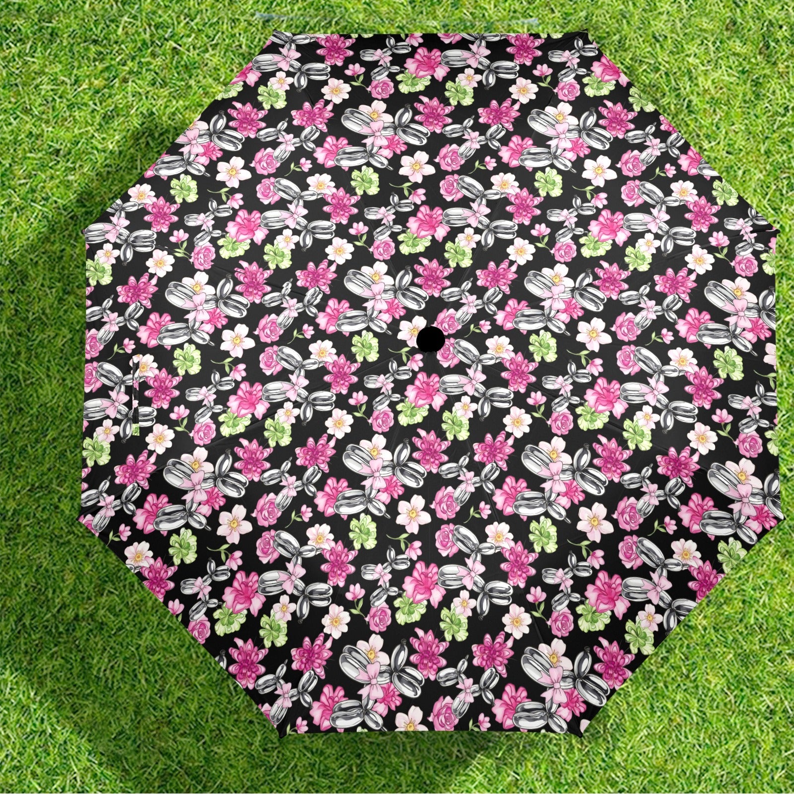 Petal Pop Semi-Automatic Foldable Umbrella