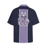 Magic Bunny Twist Men's Hawaiian Shirt with Chest Pocket
