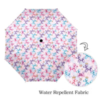 Perfectly Princess Semi-Automatic Foldable Umbrella