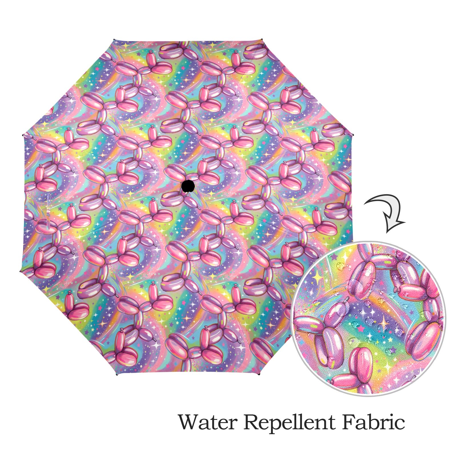 Aurora Pop Semi-Automatic Foldable Umbrella