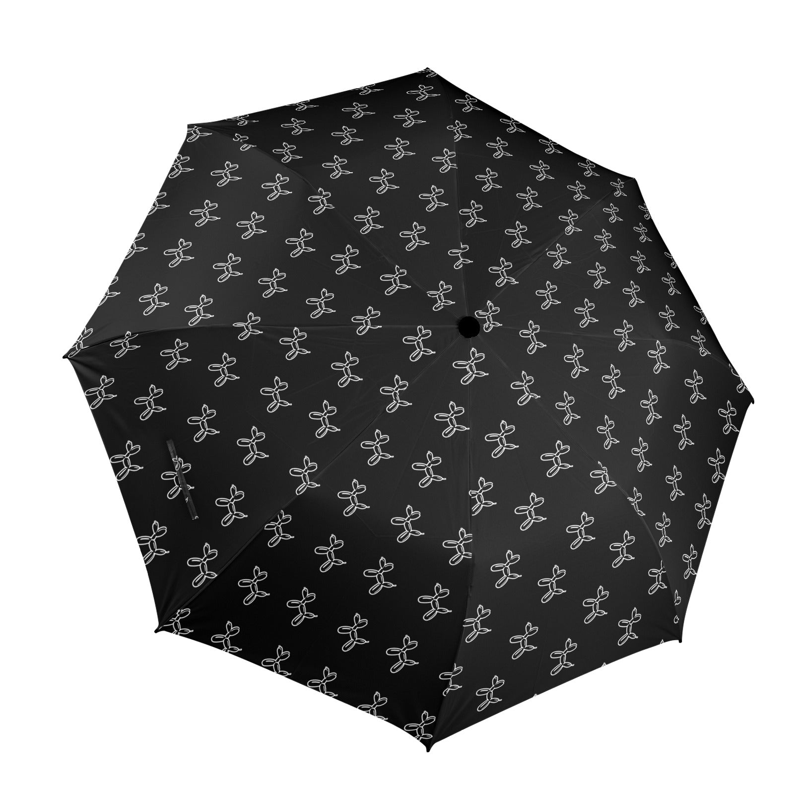 Classy Balloon Dogs Semi-Automatic Foldable Umbrella