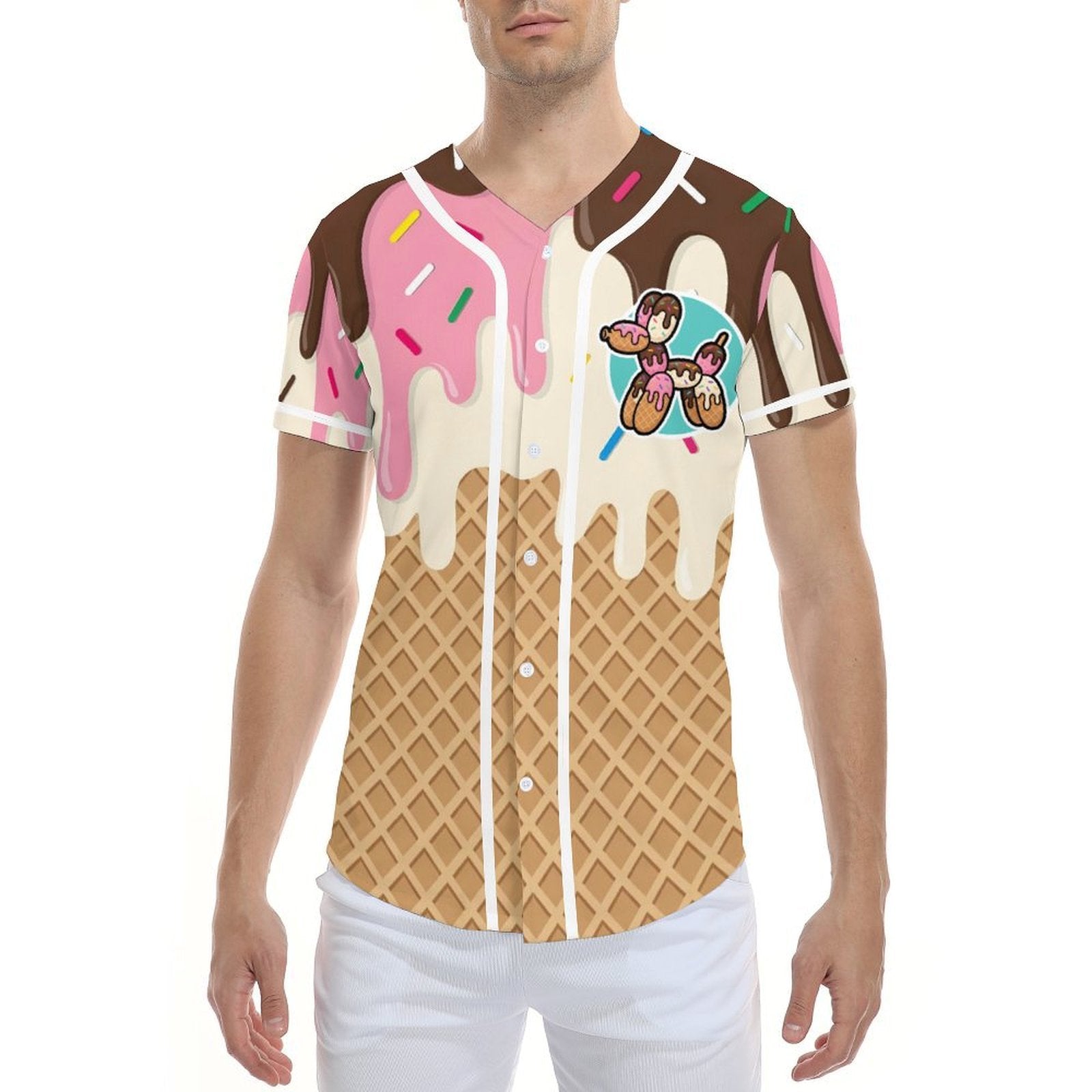 Drip Dog Men's Baseball Jersey