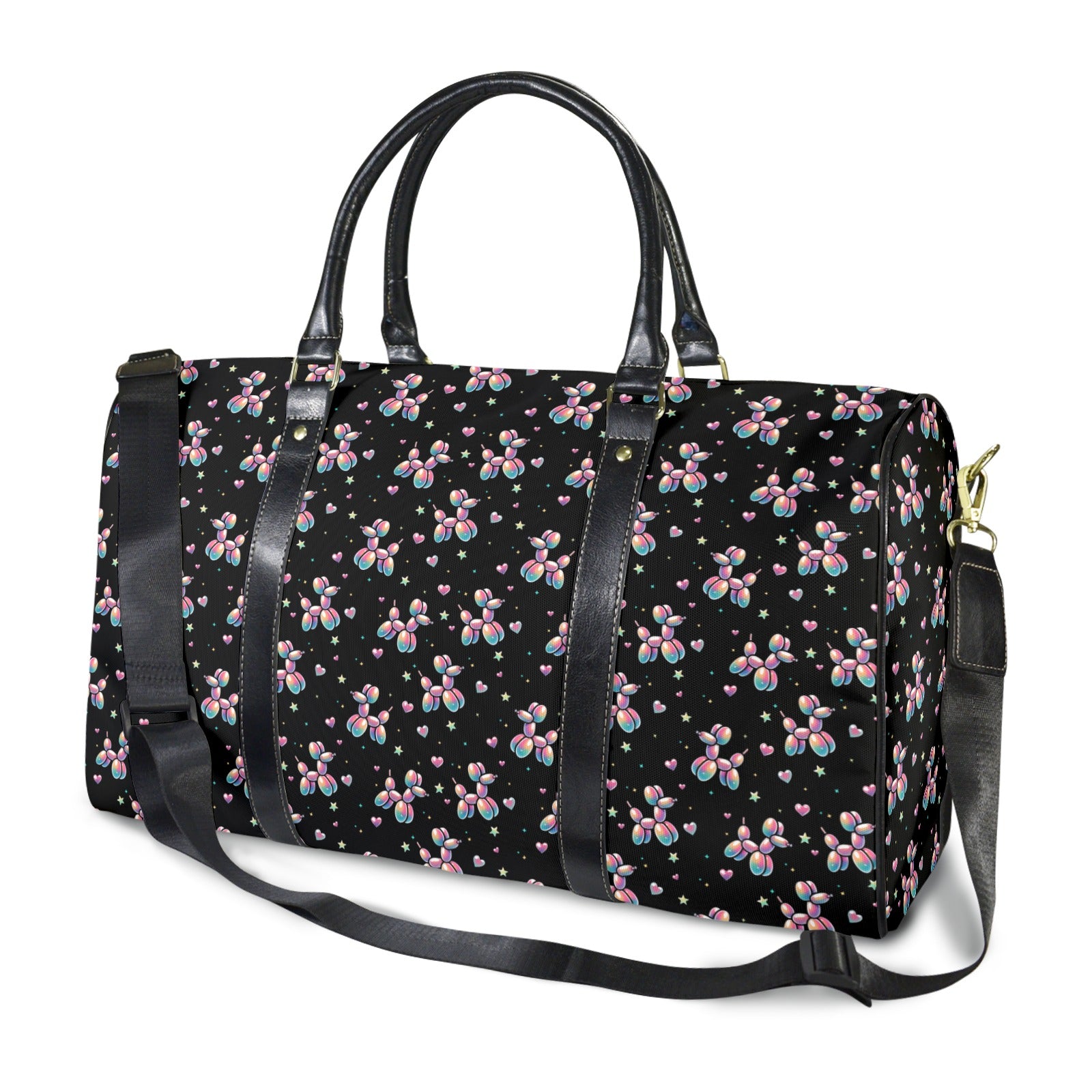 Retro Rainbow Large Travel Bag