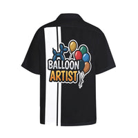 Balloon Artist Men's Hawaiian Shirt with Chest Pocket