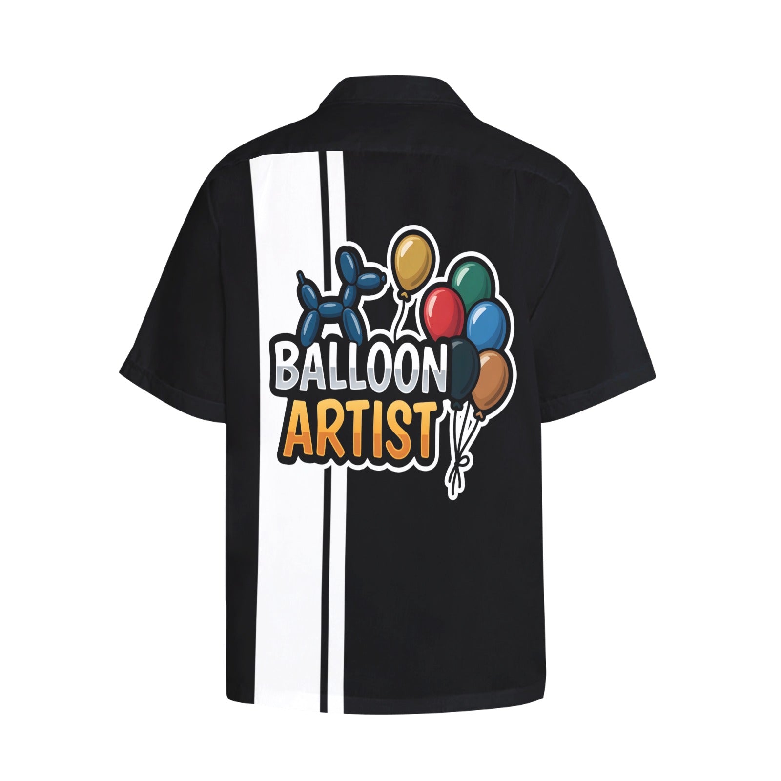 Balloon Artist Men's Hawaiian Shirt with Chest Pocket