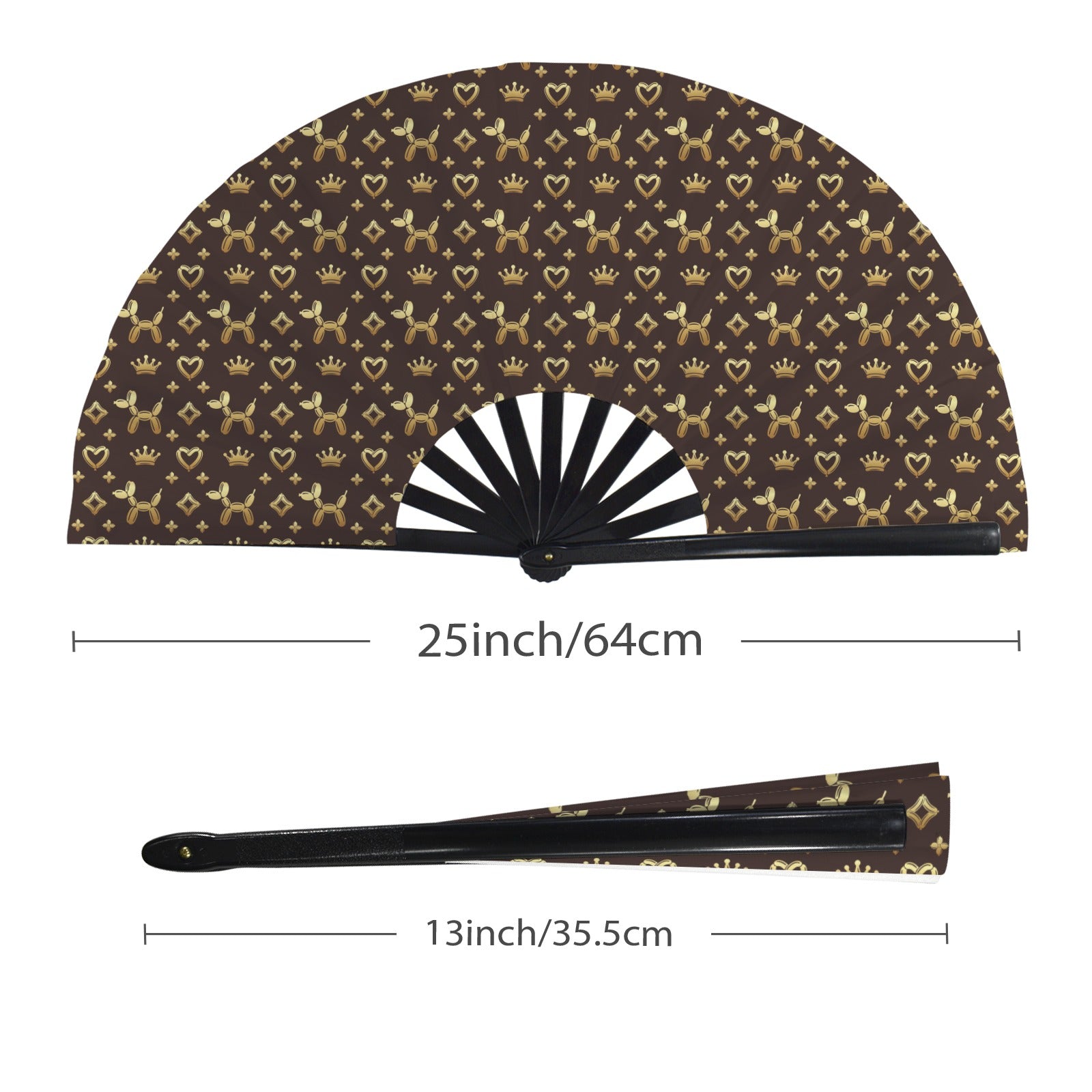 Decadent Dogs Folding Clack Fan