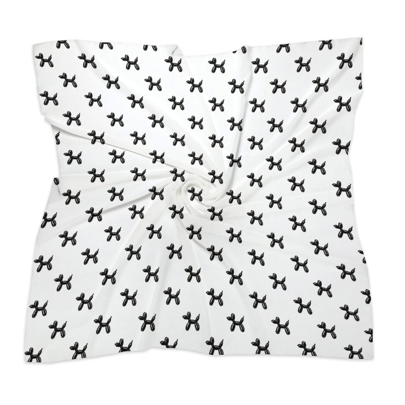 Classy Balloon Dogs Silky Scarf