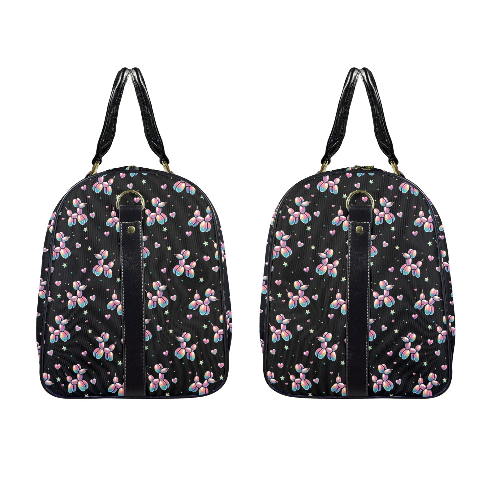 Retro Rainbow Large Travel Bag