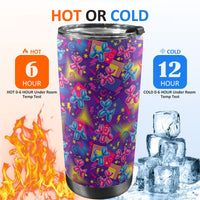 Electric Parade 20oz Stainless Steel Tumbler with Lid