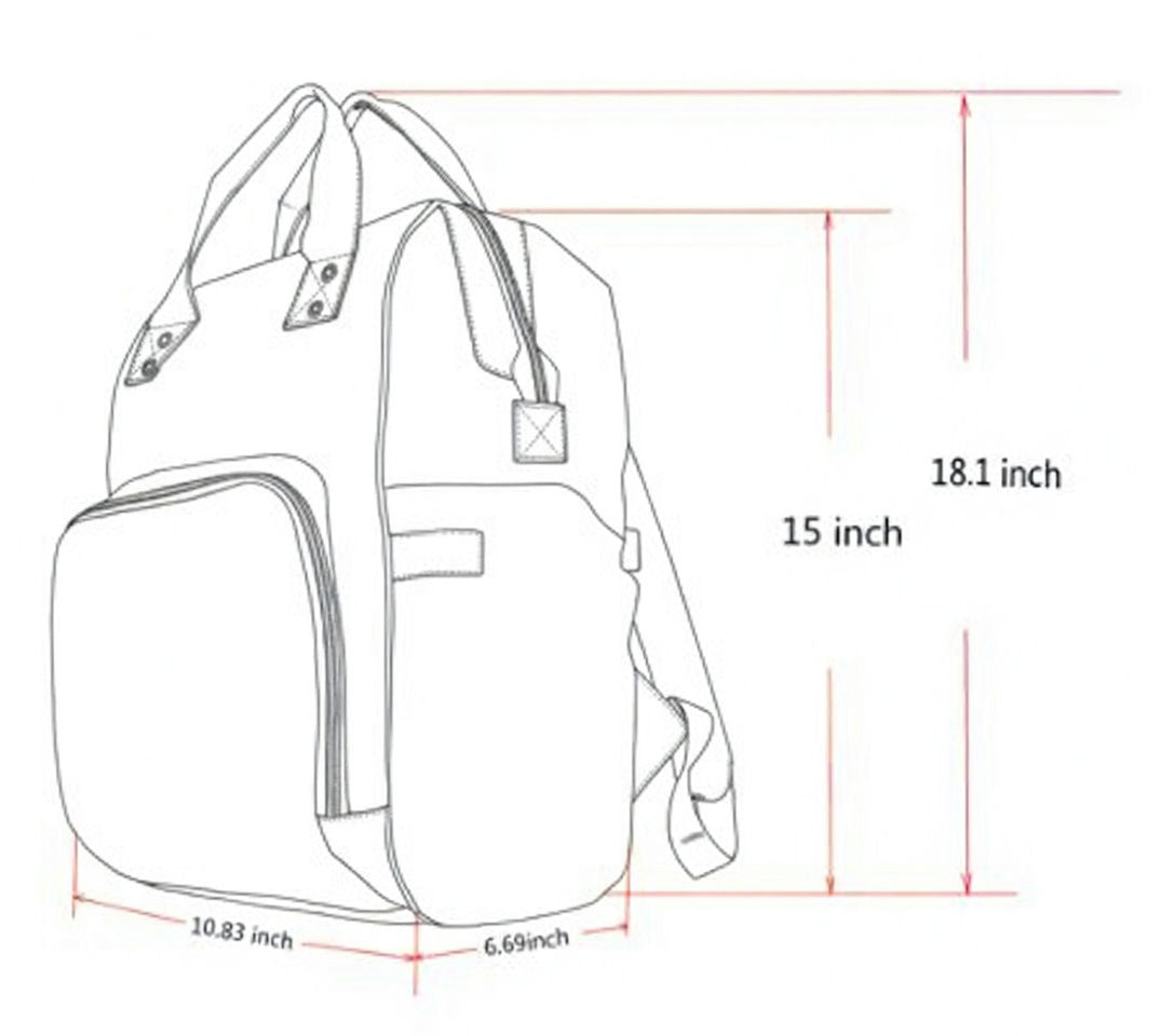 Retro Rainbow Jam Backpack