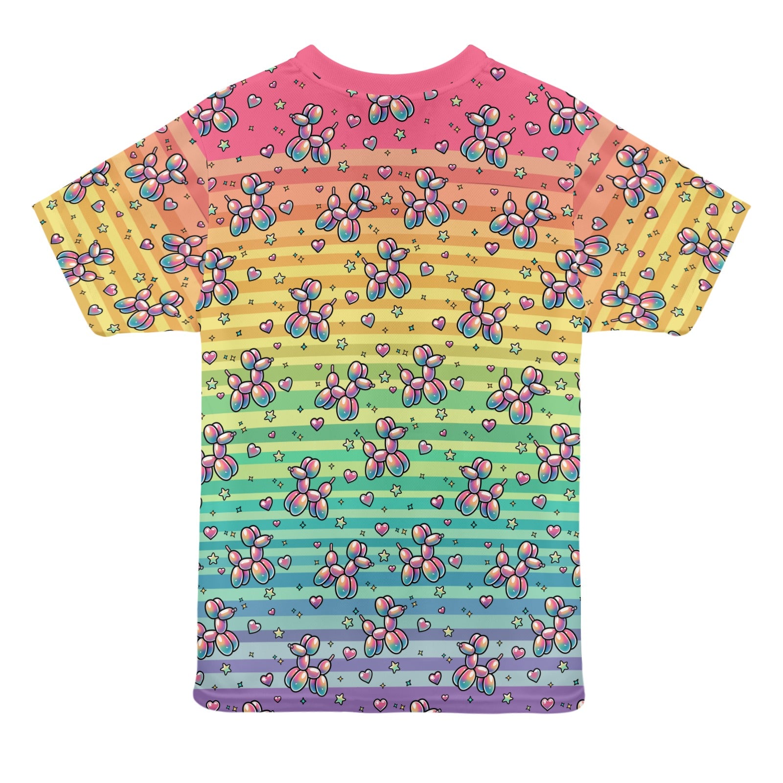 Retro Rainbow Women's Athletic Shirt