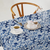Porcelain Pups Square Tablecloth 55" x 55"