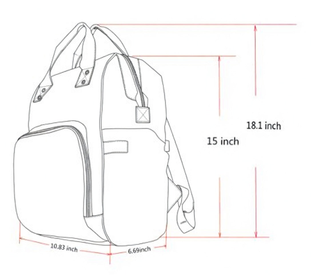 Neon Dogs Jam Backpack