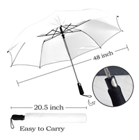 Bubble Balloon Dogs Semi-Automatic Foldable Umbrella