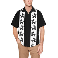 Balloon Dogs Men's Hawaiian Shirt with Chest Pocket
